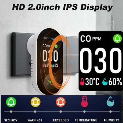 4 in 1 Carbon Monoxide Detector plug in