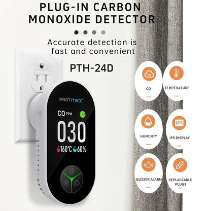 4 in 1 Carbon Monoxide Detector plug in